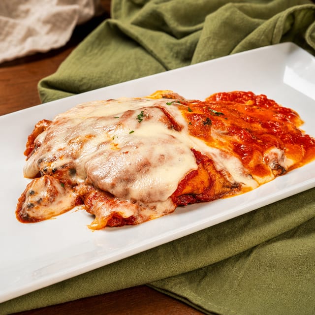 Baked Eggplant Parmigiana.